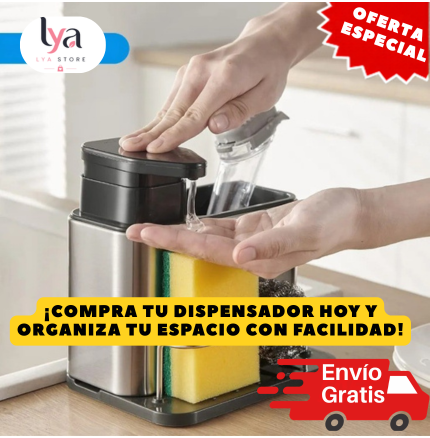 Dispensador Lavalozas Jabón 3 En 1