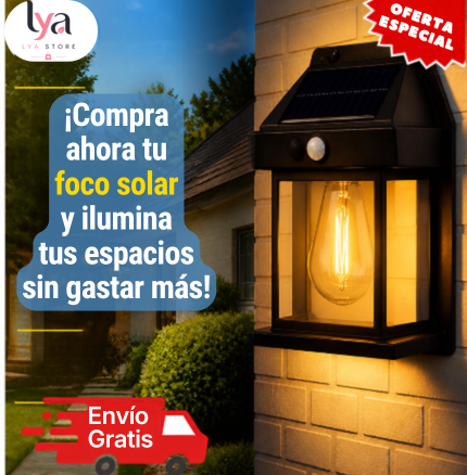 Luz solar decorativa empalmada