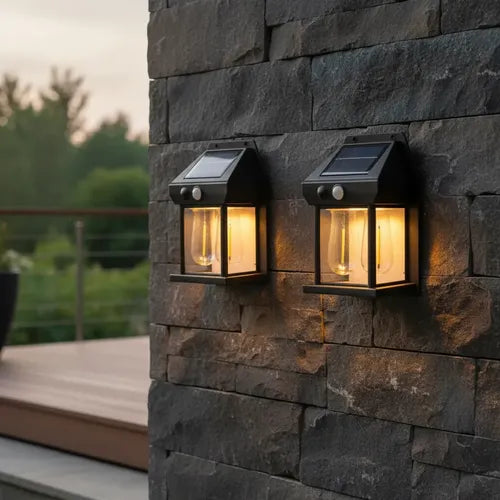 Luz solar decorativa empalmada