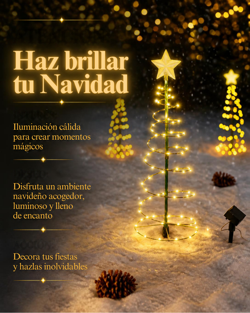 Árbol Solar Navidad